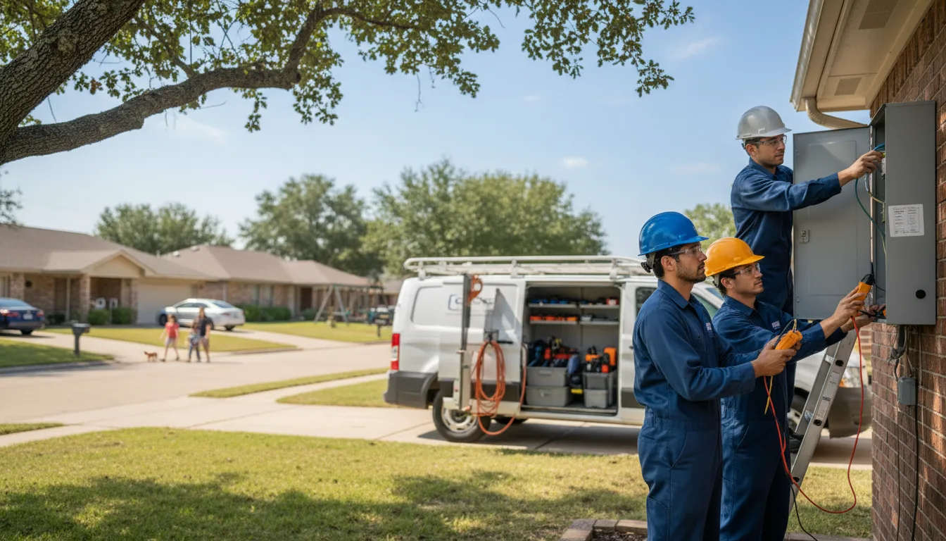 Certified electrician providing emergency electrical services in Corning, KS
